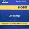 BIO201 Cell Biology Book Virtual University