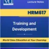 HRM617 Training and Development book Virtual University