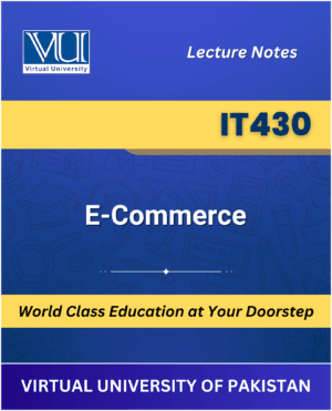 IT430 E Commerce book Virtual University