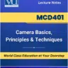 MCD401 Camera Basics Principles and Techniques book Virtual University