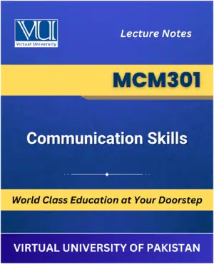 MCM301 Communication Skills book Virtual University