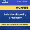 MCM515 Radio News Reporting Production Book VU Bookshop