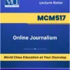 MCM517 Online Journalism book Virtual University