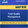 MGT510 Total Quality Management book Virtual University
