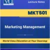 MKT501 Marketing Management book Virtual University