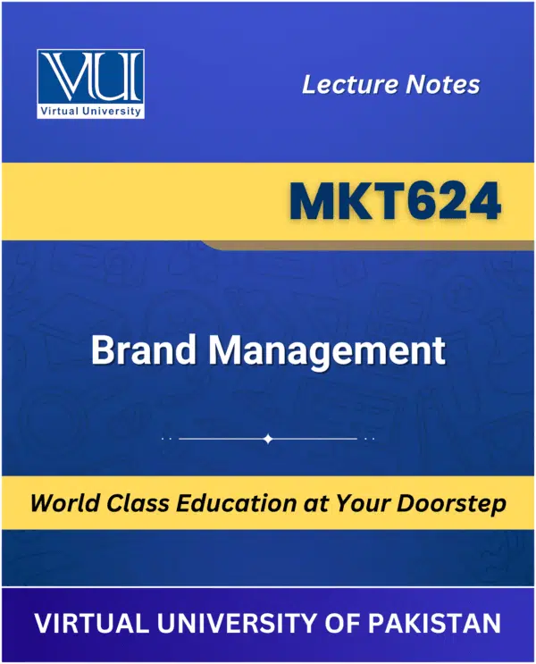MKT624 Brand Management book Virtual University