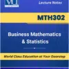 MTH302 Business Mathematics Statistics book Virtual University