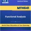 MTH641 Functional Analysis Book Virtual University