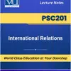 PSC201 International Relations Book Virtual University