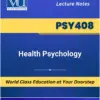 PSY408 Health Psychology Book Virtual University
