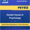 PSY512 Gender Issues in Psychology Book Virtual University