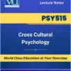 PSY515 Cross Cultural Psychology Book Virtual University