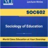 SOC602 Sociology of Education Book Virtual University