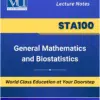 STA100 General Mathematics and Biostatistics Book Virtual University