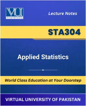 STA304 Applied Statistics Book Virtual University