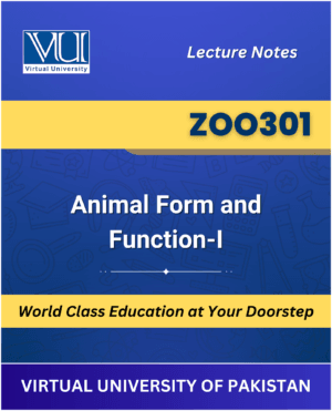 ZOO301 Animal Form and Function I Virtual University