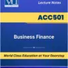 ACC501 Business Finance Book Virtual University