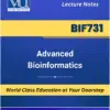 BIF731 Advanced Bioinformatics Book Virtual University