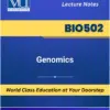 BIO502 Genomics book | Virtual University | VU Bookshop