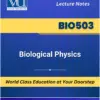 BIO503 Biological Physics book | Virtual University | VU Bookshop