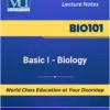 BIO101 Basic I Biology book cover from VU Bookshop