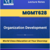 VU MGMT628 Organization Development Book cover image for Virtual University students
