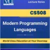 CS508 Modern Programming Languages Book for Virtual University of Pakistan available at VU Bookshop