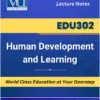 EDU302 Human Development and Learning Book Essential Guide to Theories of Human Growth and Learning at VU