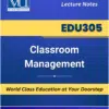 EDU305 Classroom Management Book for Virtual University of Pakistan students