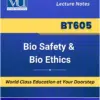 BT605 Bio Safety Bio Ethics Book for Virtual University available at our VU Book Shop