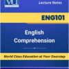 ENG101 English Comprehension book Virtual University