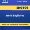 ENG506 World Englishes book Virtual University