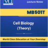 MB501T Cell Biology Theory book cover from VU Bookshop