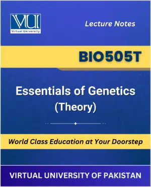 BIO505T Essentials of Genetics Theory book cover from VU Bookshop