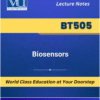 BT505 Biosensors textbook cover available at VU Bookshop