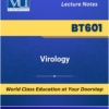 VU BT601 Virology Book cover image for Virtual University students