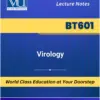 VU BT601 Virology Book cover image for Virtual University students