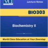 BIO303 Biochemistry II book available at VU Bookshop