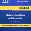 VU CS432 Network Modeling and Simulation Book cover image for Virtual University students