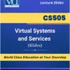 VU CS505 Virtual Systems and Services Book cover image for Virtual University students