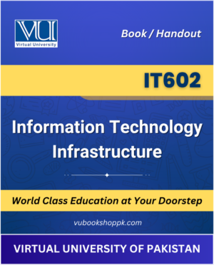 VU IT602 Information Technology Infrastructure Book cover image for Virtual University students