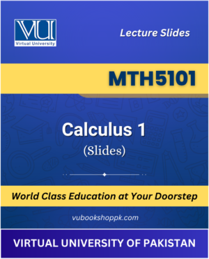VU MTH5101 Calculus 1 Book cover image for Virtual University students