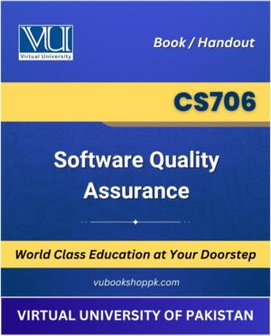 VU CS706 Software Quality Assurance Book cover image for Virtual University students